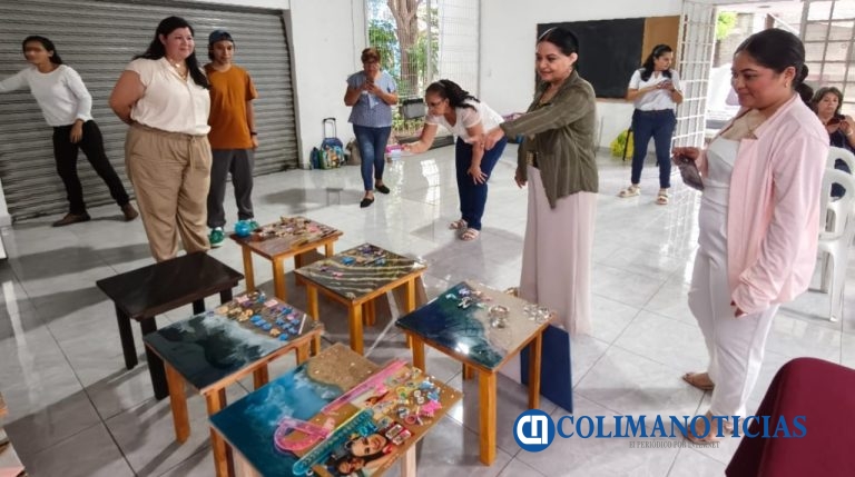 Concluye curso gratuito de resina impartido por Gobierno del Estado de Colima; fomenta talento y empleo