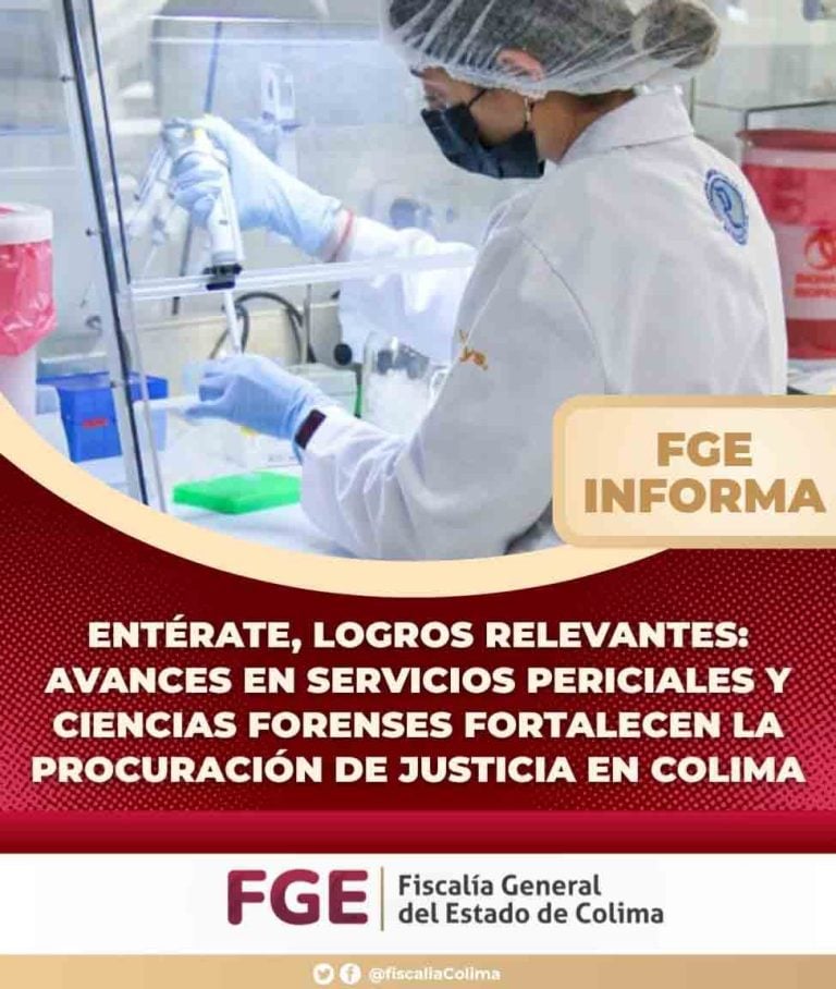 Entérate, logros relevantes: Avances en Servicios Periciales y Ciencias Forenses fortalecen la procuración de justicia en Colima