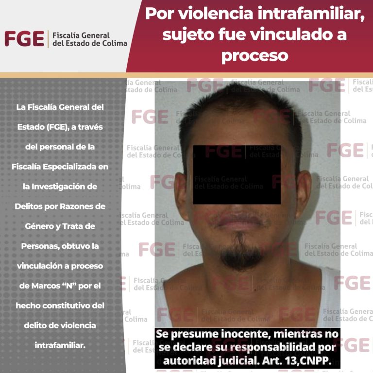 Por violencia intrafamiliar, sujeto fue vinculado a proceso