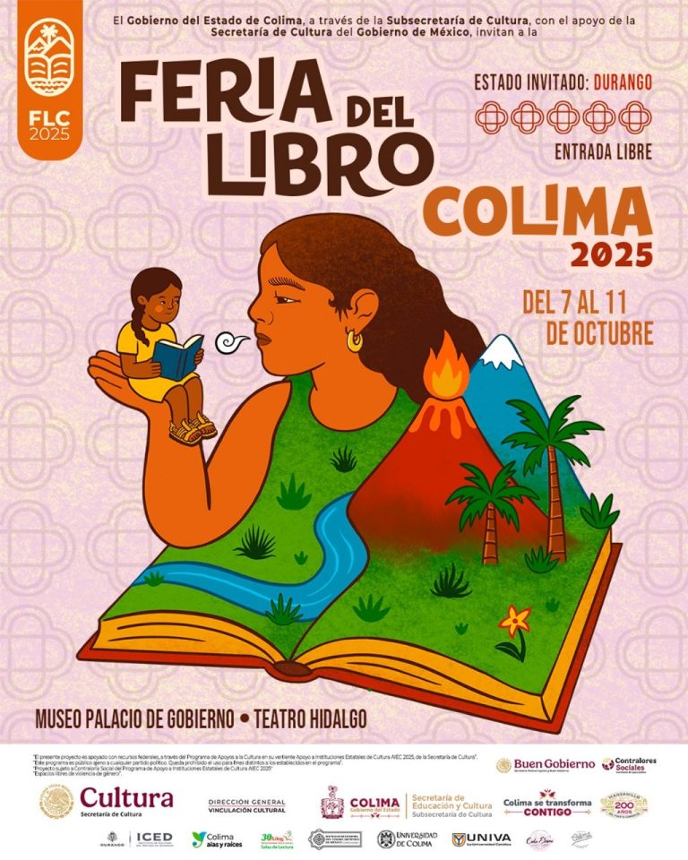 Feria del Libro Colima 2025 tendrá colaboración de instituciones estatales y federales