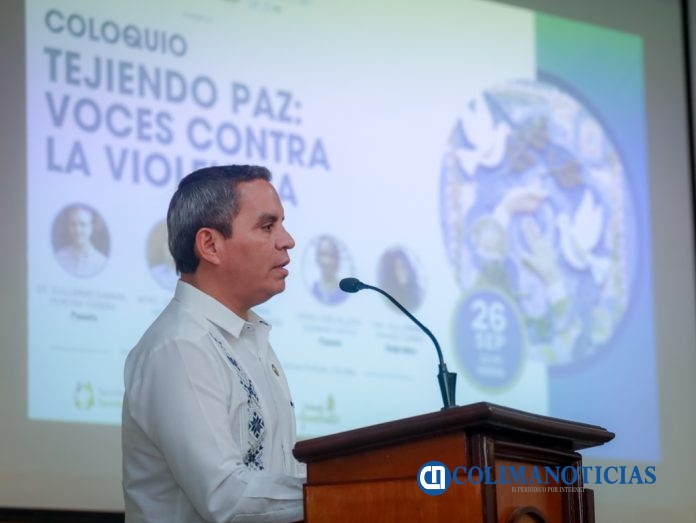 Inauguran el Coloquio Tejiendo Paz, Voces contra la Violencia_Rector