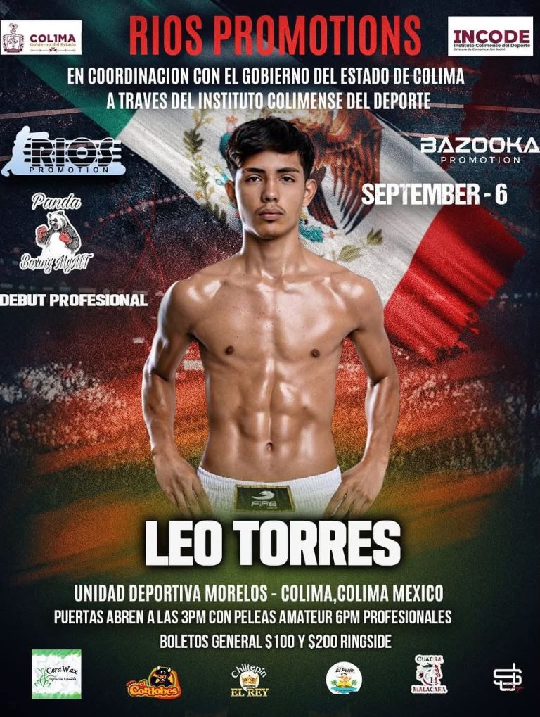 “El boxeador colimense Leo Torres, debutará en el ámbito profesional”