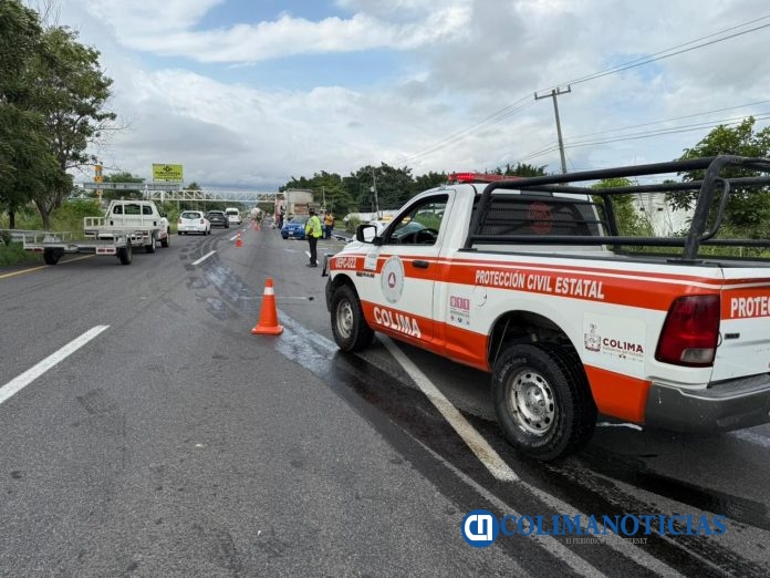 Liberan un carril de la autopista, tras accidente en Loma de Juárez, sentido a la capital