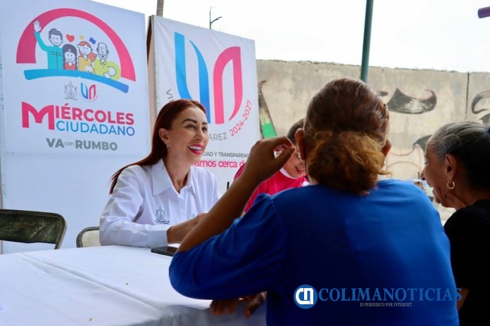 Lleva Tey el Gobierno de VdeA a colonias La Gloria Poniente y Vista Volcanes