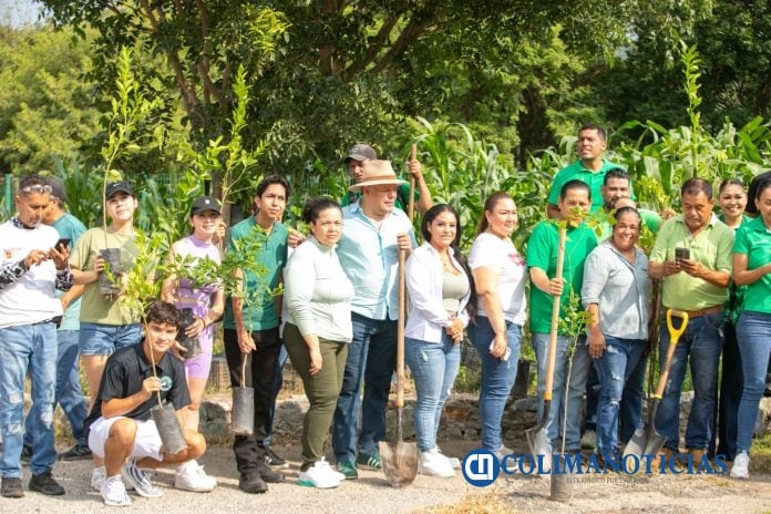 PVEM jornada de reforestación en Manzanillo