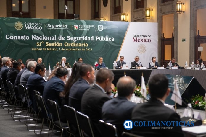 Participa Indira Vizcaino en la Sesión Ordinaria del Consejo Nacional de Seguridad Pública