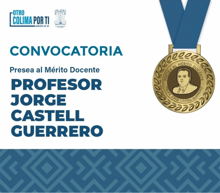 El alcalde Riult Rivera, invita a registrar propuestas para la presea al mérito docente “Jorge Castell Guerrero”