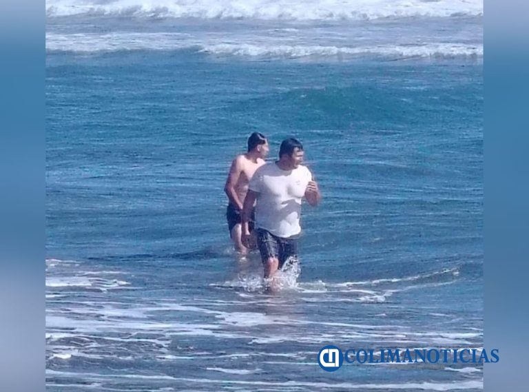 Rescatan a joven turista de Guadalajara en playas de Cuyutlán