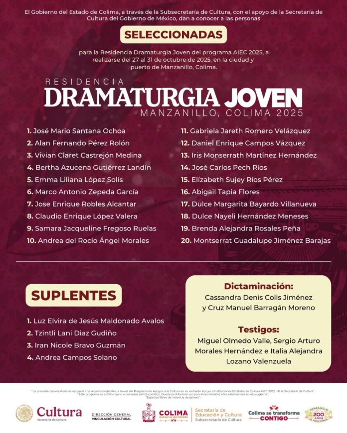 Residencia Dramaturgia Joven