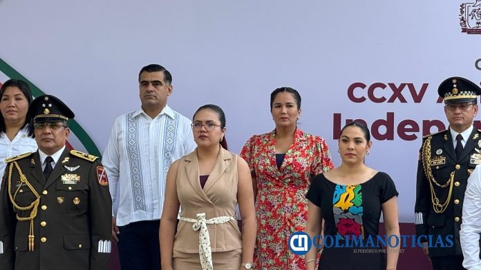 Riult Rivera, en la ceremonia cívica organizada por el CCXV aniversario