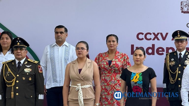 Participa el presidente Riult Rivera, en la ceremonia cívica organizada por el CCXV aniversario del inicio de la Independencia de México