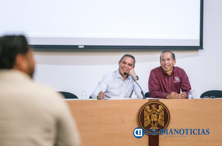 Refrendan Rector y SUTUC compromiso con el desarrollo de la Universidad de Colima