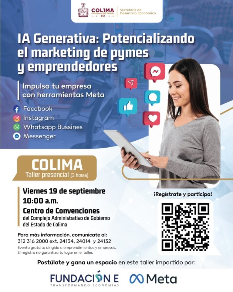 Sedeco invita a taller presencial gratuito sobre IA generativa y marketing digital para pymes y emprendedores