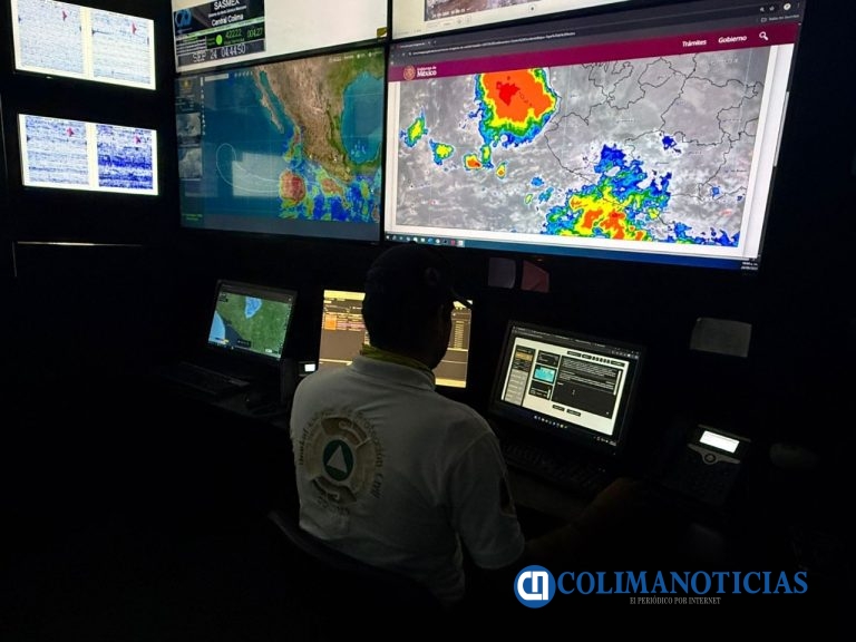 UEPC alerta ante pronóstico de lluvias muy fuertes en Colima, en las próximas horas