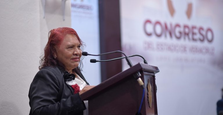 Victoria Gutiérrez Pérez, diputada por Morena en el congreso de Veracruz; aseguró que científicos del estado construyeron una nave espacial que puede viajar a Marte