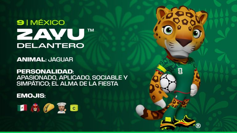 ‘Zayu’, nombre de la nueva mascota de México en el Mundial 2026