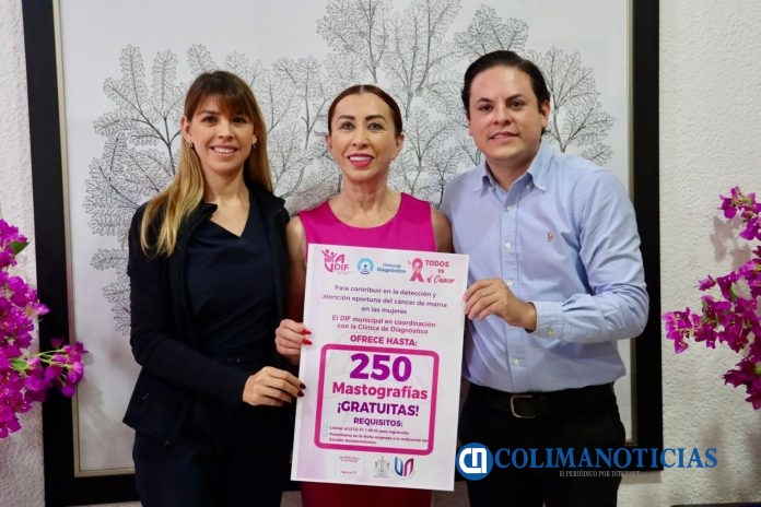 Anuncia Tey Gutiérrez 250 mastografías gratis