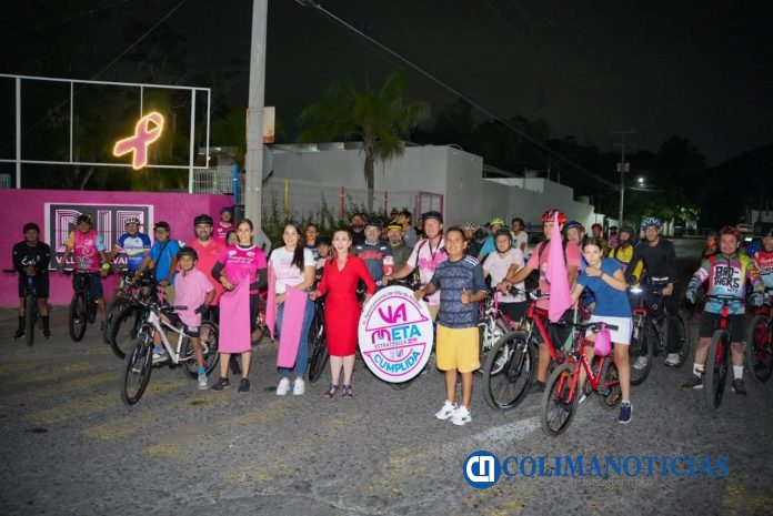 Con Rodada Rosa cumple VdeA Meta Estratégica de Bici Paseos