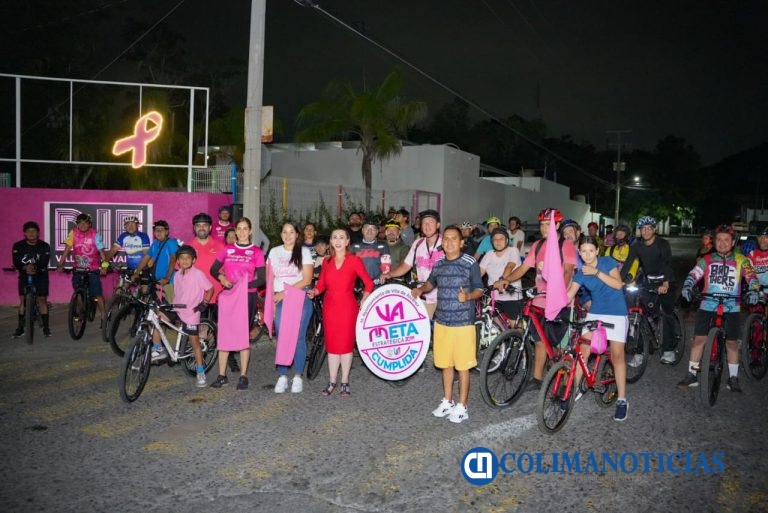 Con Rodada Rosa cumple VdeA Meta Estratégica de Bici Paseos