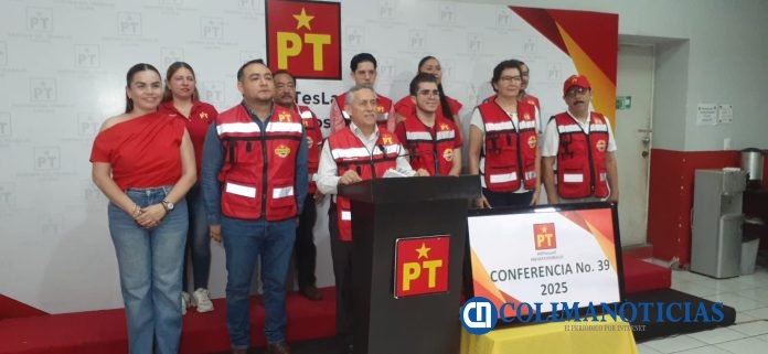 El Comisionado Político del Partido del Trabajo en Colima