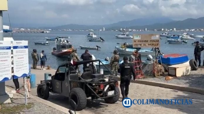 Encuentran cuerpo flotante por el muelle de pescadores de Manzanillo