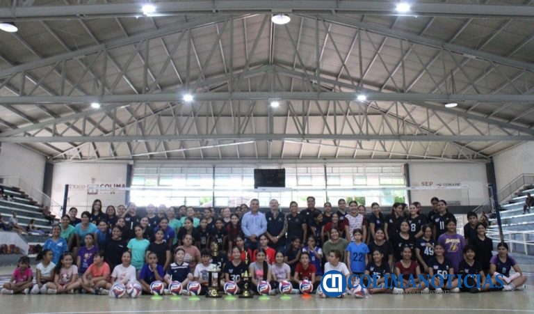 Gobierno del Estado de Colima realiza Encuentro de Voleibol, en la Jornada Nacional por la Paz y contra las Adicciones