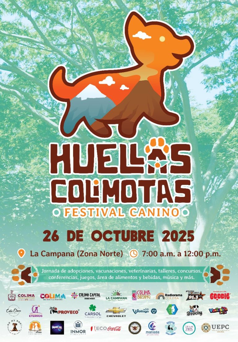 Este domingo se realizará el Festival Canino ‘Huellas Colimotas’ en La Campana