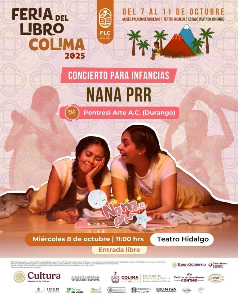 Feria del Libro Colima 2025 ofrece cartelera especial para las infancias