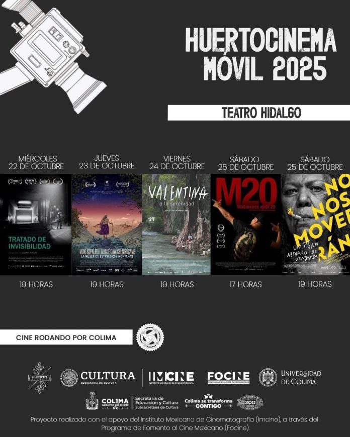 HuertoCinema y Cultura Colima invitan a funciones de cine mexicano en Teatro Hidalgo (2)