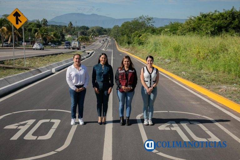 Indira Vizcaíno entrega primera etapa de construcción de laterales del libramiento Ejército Mexicano