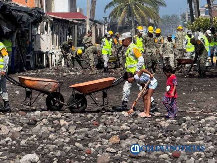 Inicia la reconstrucción de la playa El Paraíso con apoyo del Ejército y Guardia Nacional (4)