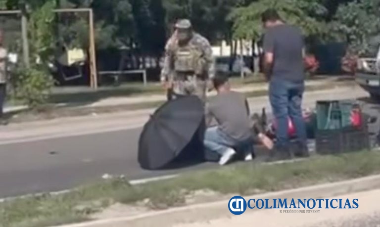 Motociclista vs automóvil en la carretera a Chandiablo