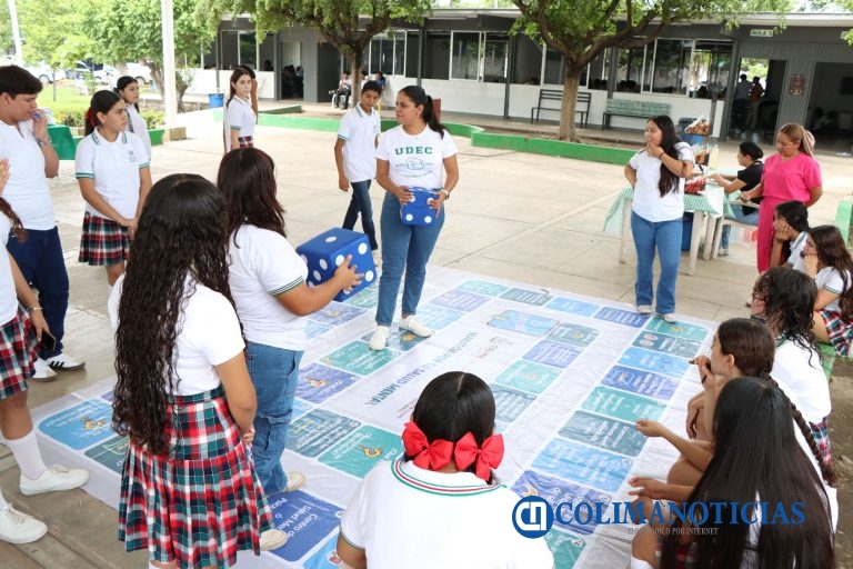 Promueven bienestar físico, emocional y social en bachilleres de Tecomán