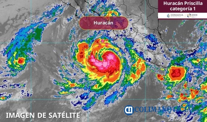 Priscilla dejará intensas lluvias en Colima, este lunes (2)