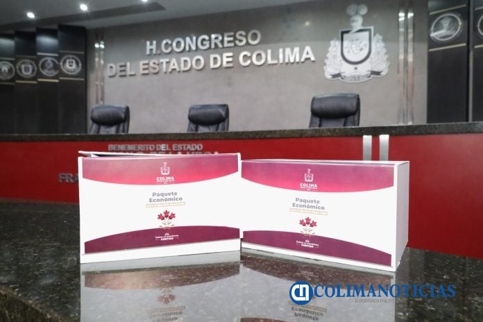 Recibe Congreso del Estado de Colima el Paquete Económico 2026