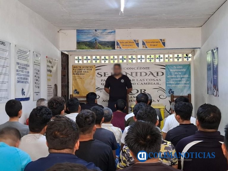 SSP Colima imparte charlas sobre prevención de delitos en Centros de Rehabilitación