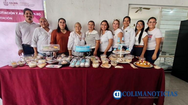 Subsecretaría del Trabajo Colima transforma talentos en oportunidades con curso gratuito de repostería y gelatinas