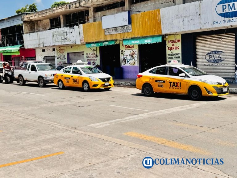 Calles dañadas por la lluvia golpean el bolsillo de los taxistas en Tecomán