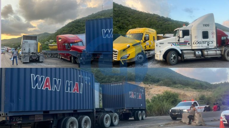 UEPC alerta por accidente entre tráileres en la autopista Colima–Manzanillo; recomienda tomar rutas alternas