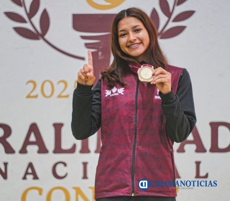 Yaretzi Cristóbal logra oro para Colima en para atletismo, en Aguascalientes