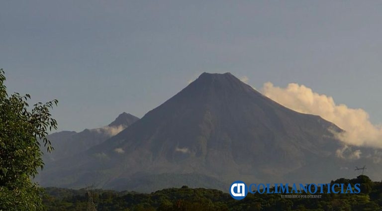 Volcán de Colima continúa en calma y sin riesgo para la población: UEPC