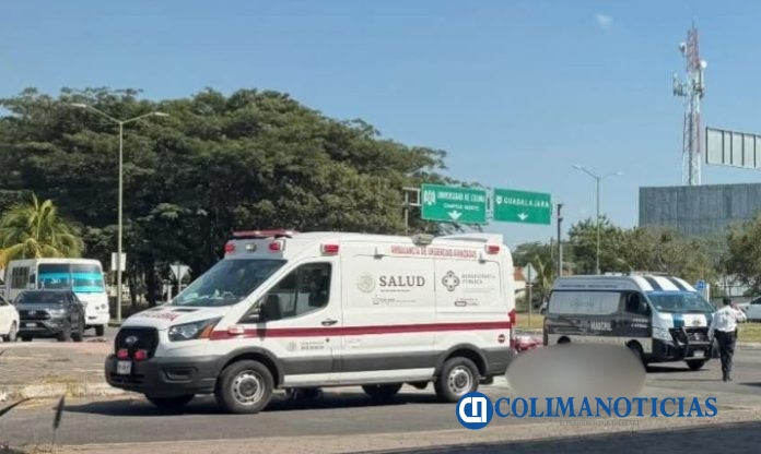 Accidente frente al Hospital Universitario