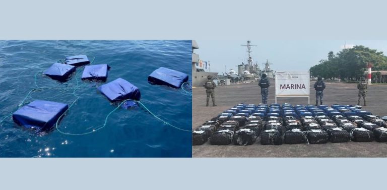 Asegura Marina 2.5 toneladas de cocaína en costas de Michoacán