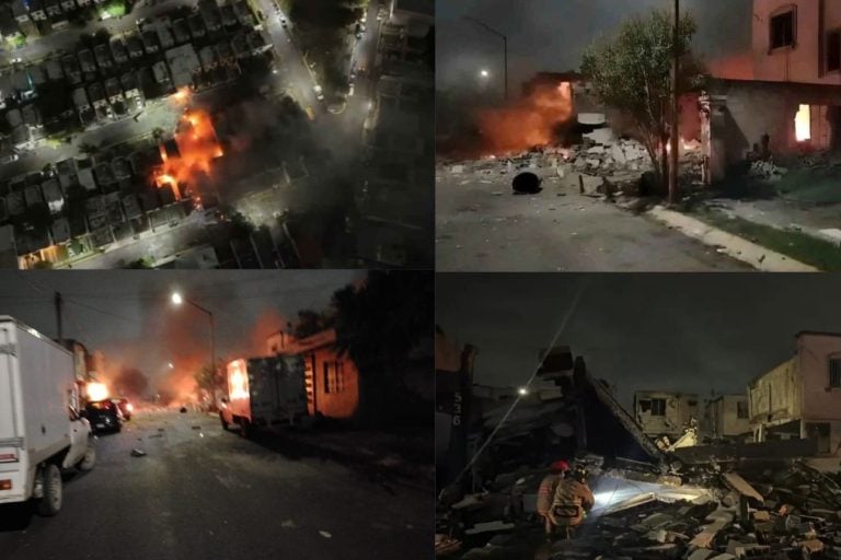 Explosión por presunta pirotecnia deja un muerto y cinco heridos en Nuevo León