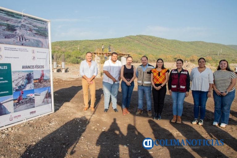 Gobernadora Indira Vizcaíno supervisó avance del 19% en la construcción del puente ‘El Chical’
