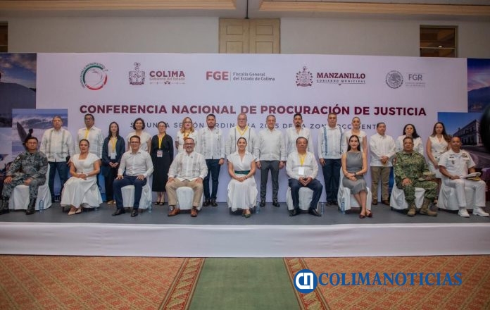 Gobernadora Indira Vizcaíno inaugura la 2ª Sesión de la Conferencia Nacional de Procuración de Justicia, en Manzanillo