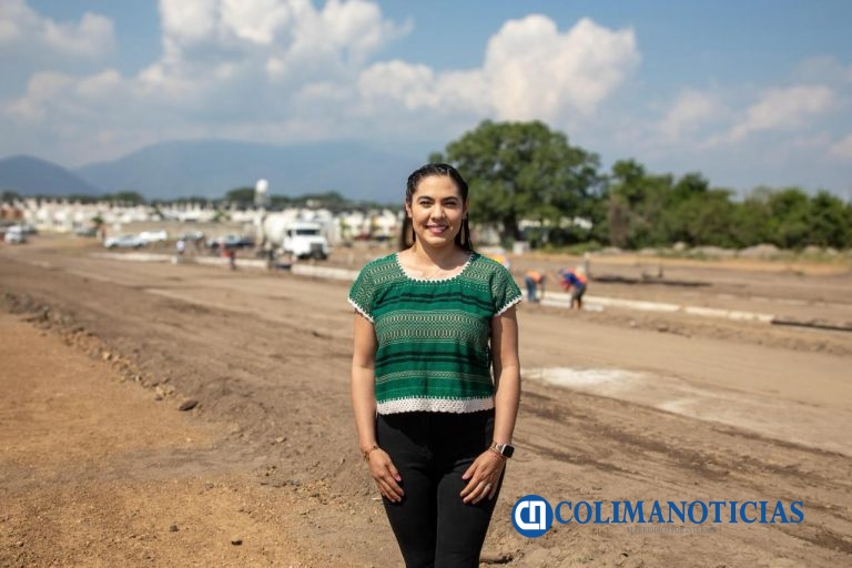 Gobernadora de Colima visita predio de ‘La Villa’ donde se construyen 237 Viviendas para el Bienestar