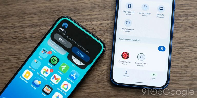 Google ha conseguido integrar en Android el AirDrop de Apple