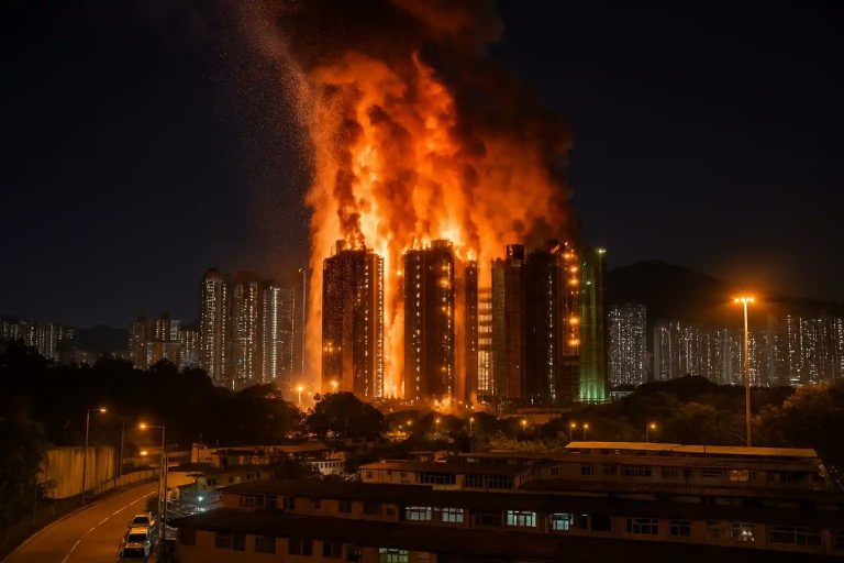Sube a 65 muertos y 279 desaparecidos por incendio en Hong Kong