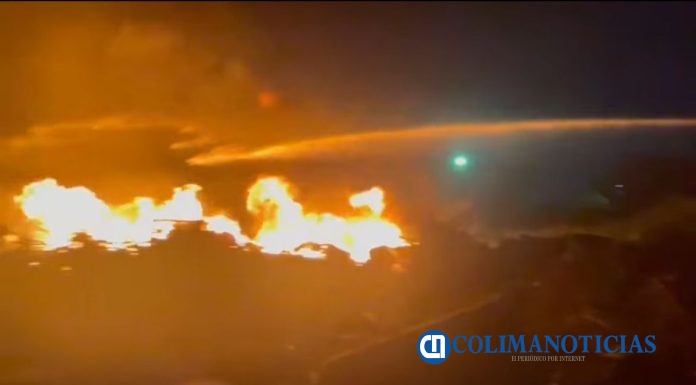 Incendio en predio baldío- Estación Sur en Acción